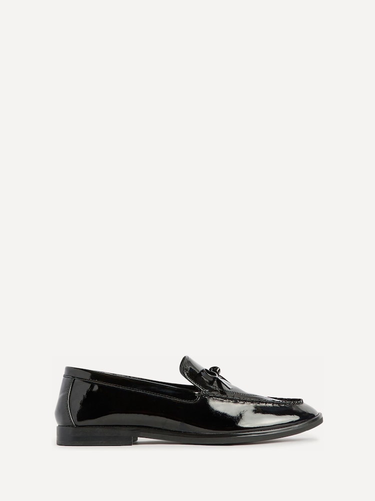 Linzi Black Truly Loafers With Bow Detail - Image 2 of 5