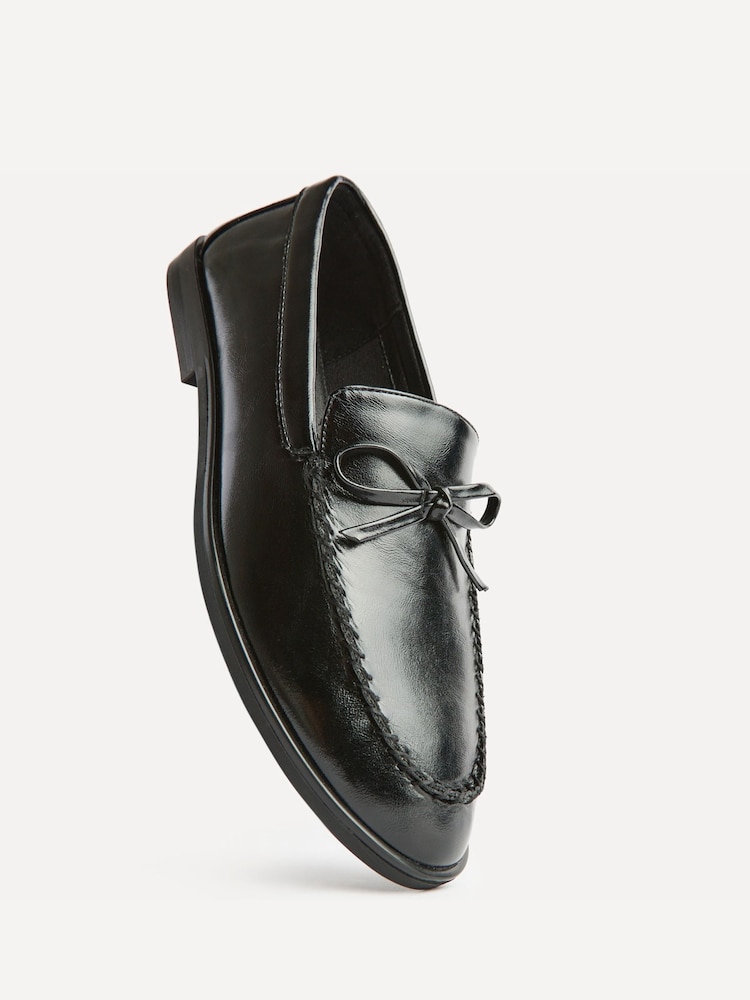 Linzi Black Truly Loafers With Bow Detail - Image 5 of 5