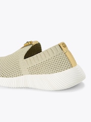 Kurt Geiger London Gold Lindie Trainers - Image 4 of 5