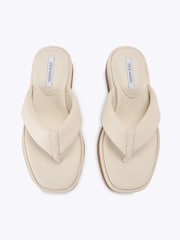 Steve Madden White Bella Sandals - Image 2 of 4