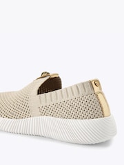 Kurt Geiger London Gold Lorna Trainers - Image 4 of 5