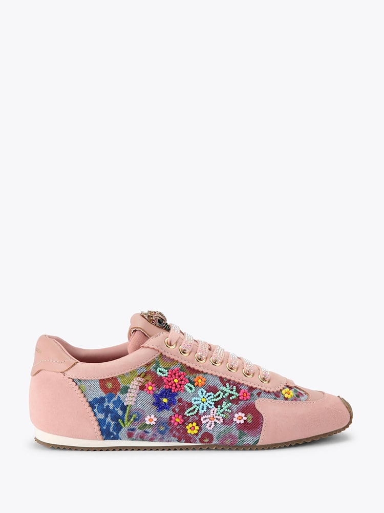 Kurt Geiger London Blue Islington Trainers - Image 1 of 4 Kurt Geiger London Blue Islington Trainers - Image 1 of 4