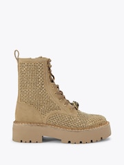 Kurt Geiger London Brown Chelsea Perf Boots - Image 1 of 4