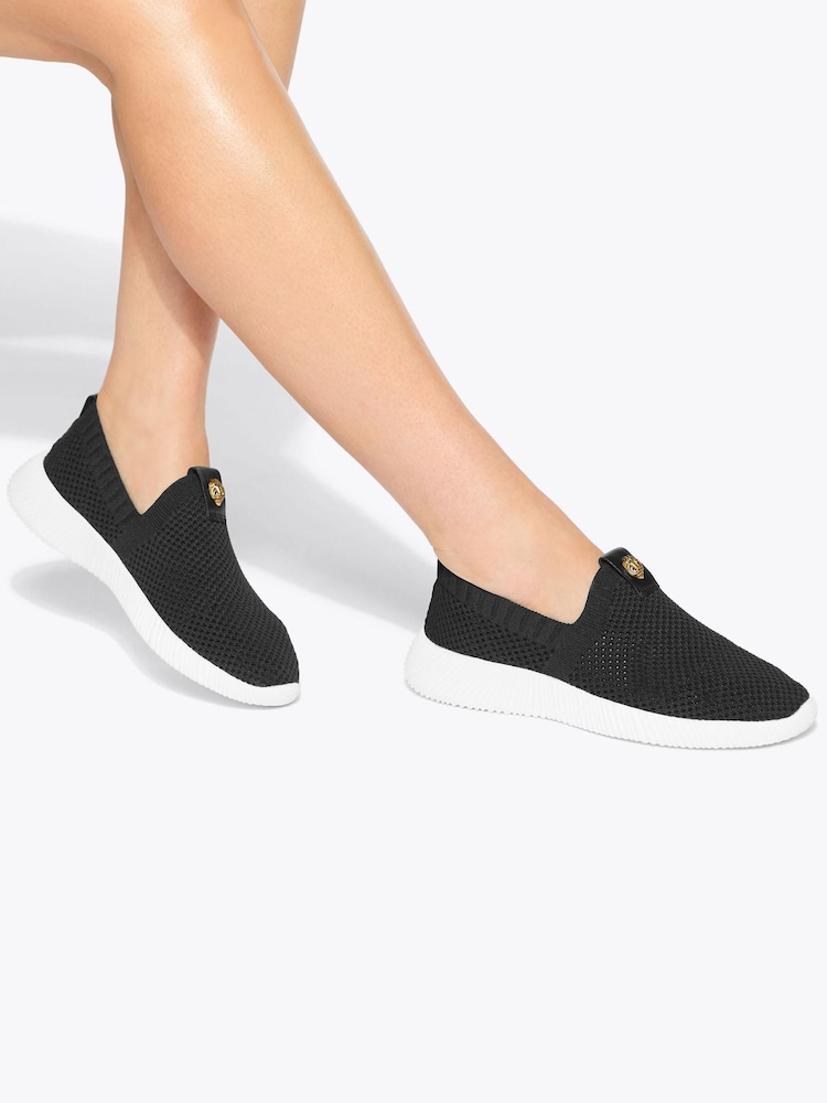 Kurt Geiger London Black Lorna Trainers - Image 2 of 5 Kurt Geiger London Black Lorna Trainers - Image 2 of 5
