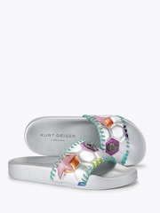 Kurt Geiger London Pink Meena Eagle Footy Sandals - Image 5 of 5