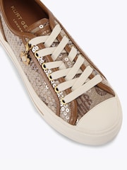Kurt Geiger London Brown Lace Up Trainers - Image 5 of 5