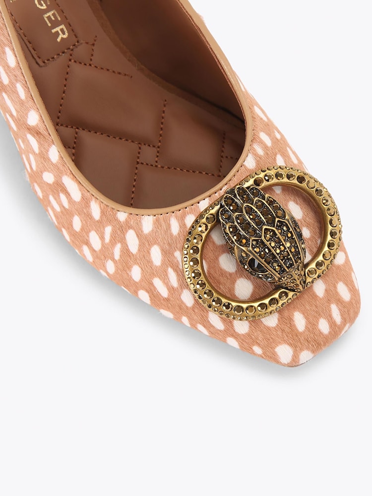 Kurt Geiger London Brown Chelsea Block Slingback Shoes - Image 5 of 5 Kurt Geiger London Brown Chelsea Block Slingback Shoes - Image 5 of 5
