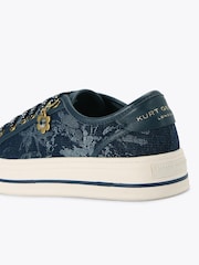 Kurt Geiger London Dark Blue Lace Up Trainers - Image 4 of 5