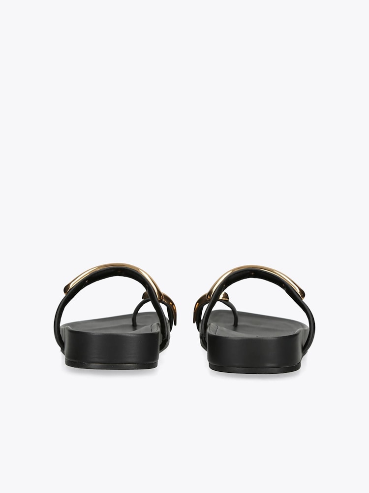 Dolce Vita Black Sayah Sandals - Image 4 of 4 Dolce Vita Black Sayah Sandals - Image 4 of 4