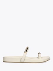 Dolce Vita White Sayah Sandals - Image 1 of 4