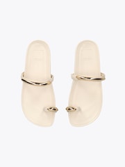 Dolce Vita White Sayah Sandals - Image 2 of 4