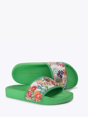 Kurt Geiger London Green Meena Eagle Sandals - Image 3 of 5