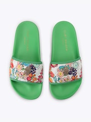 Kurt Geiger London Green Meena Eagle Sandals - Image 4 of 5