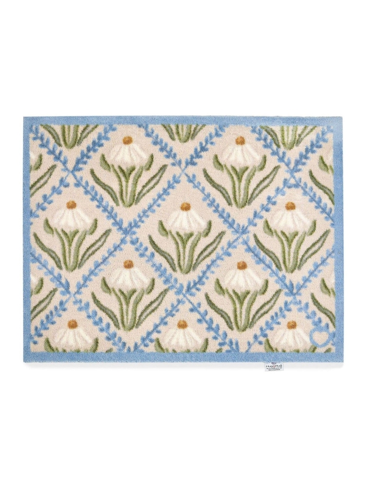 Hug Rug Beige Daisy Trellis Mat - Image 2 of 4 Hug Rug Beige Daisy Trellis Mat - Image 2 of 4