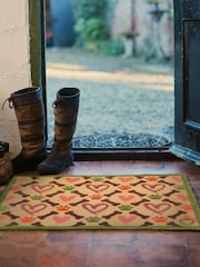Hug Rug Natural Hearts and Bones Mat - Image 1 of 4