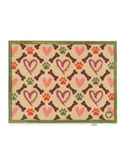 Hug Rug Natural Hearts and Bones Mat - Image 2 of 4