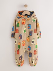 Juicebox Print Waterproof Fleece Lined Puddlesuit (3mths-7yrs) - Image 1 of 5