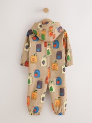 Juicebox Print Waterproof Fleece Lined Puddlesuit (3mths-7yrs) - Image 2 of 5