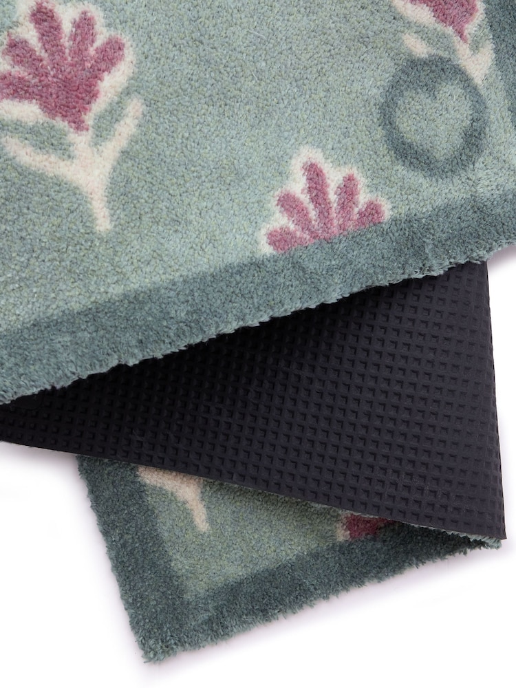 Hug Rug Green Ditsy Floral Runner - Image 2 of 5 Hug Rug Green Ditsy Floral Runner - Image 2 of 5