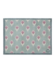 Hug Rug Green Ditsy Floral Mat - Image 2 of 5