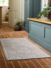 Hug Rug Grey Soft Florals Runner - Image 1 of 4