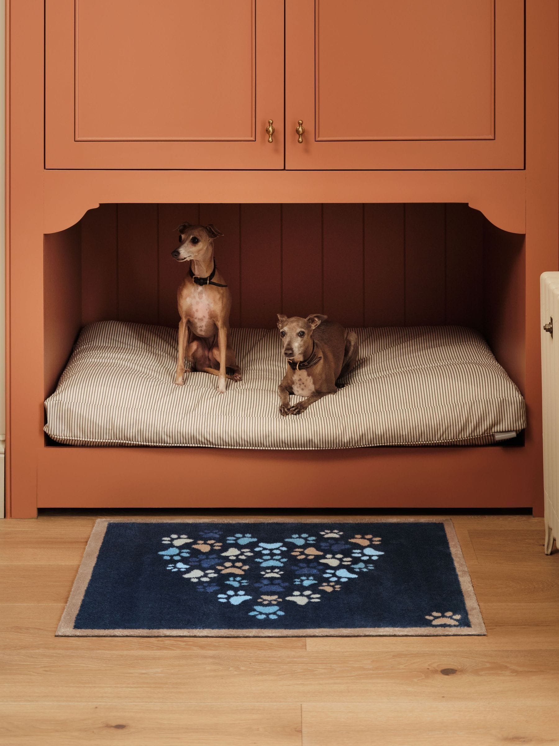 Hug Rug Blue Paws For Love Mat