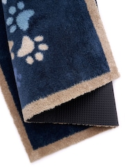 Hug Rug Blue Paws For Love Mat - Image 4 of 5