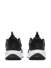 Nike Black/Gold Revolution 7 Easy On Running Trainers - Image 5 of 9