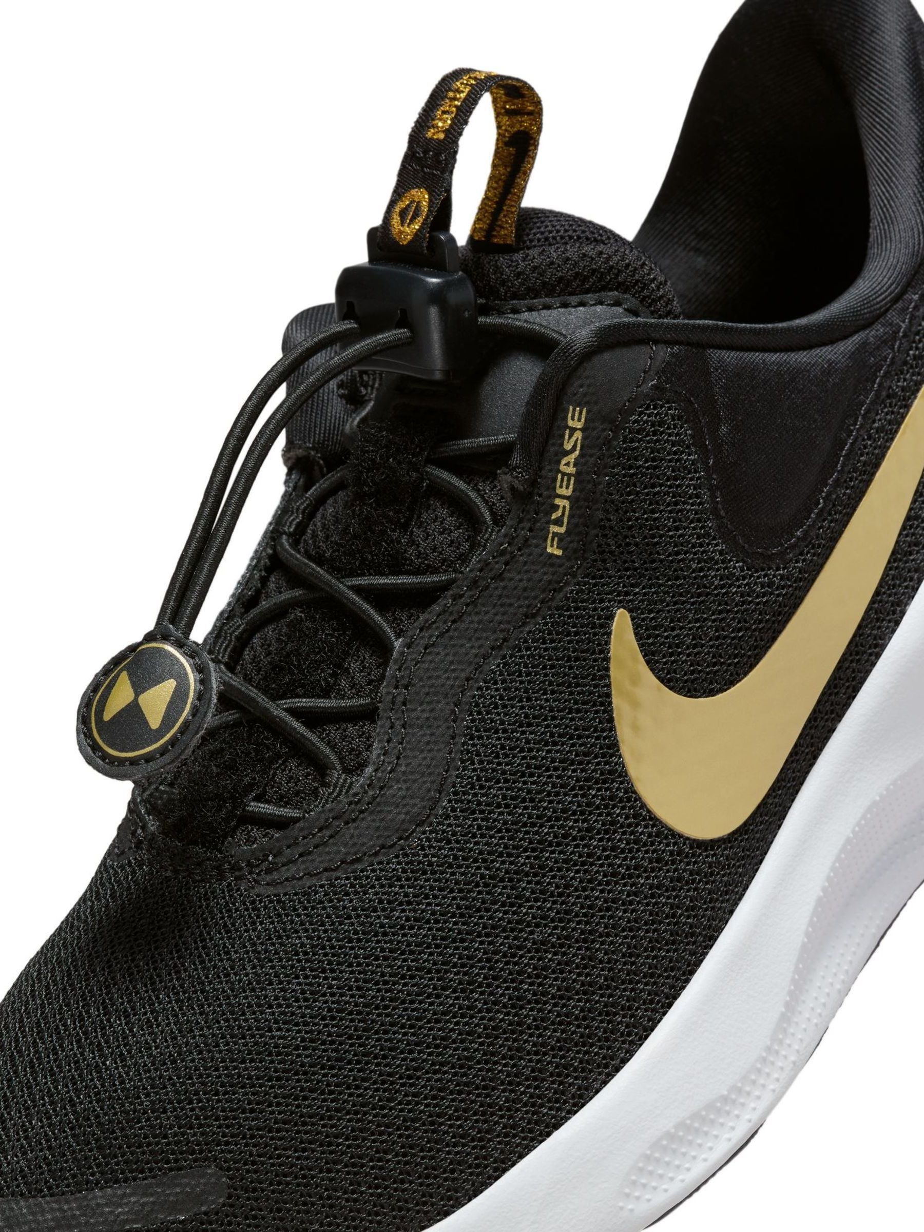 Buy Nike Black Gold Revolution 7 Easy On Running Trainers from Next Luxembourg