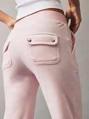 Juicy Couture Pink Classic Velour Mid Rise Pocketed Trackpants - Image 5 of 5