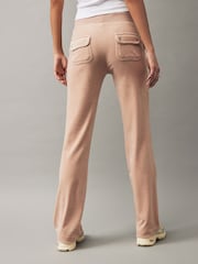 Juicy Couture Womens Velour Straight Leg Joggers - Image 3 of 4