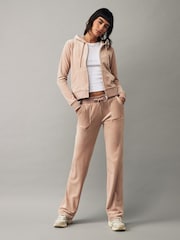 Juicy Couture Womens Zip Through Velour Robertson Zip Up Hoodie - Image 2 of 5