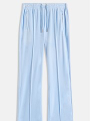 Juicy Couture Velour Straight Leg Trackpants With Diamante Branding - Image 5 of 8