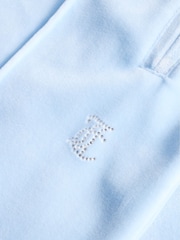 Juicy Couture Velour Straight Leg Trackpants With Diamante Branding - Image 8 of 8
