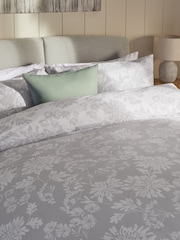 Grey Duvet Cover and Pillowcase Set - Image 6 of 8