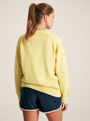 Joules Break Point Yellow Knitted Tennis Jumper - Image 2 of 6