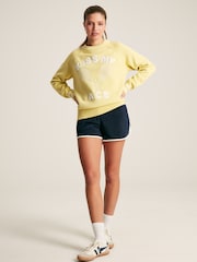 Joules Break Point Yellow Knitted Tennis Jumper - Image 3 of 6