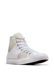 Converse White Chuck Taylor All Star High Trainers - Image 3 of 9