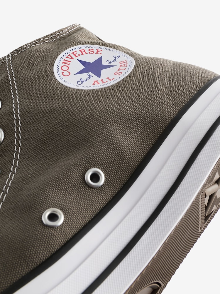 Gris - Zapatillas de deporte de corte alto Chuck Taylor All Star de Converse - Imagen 9 de 9