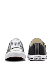 Converse Black Leather Chuck Taylor All Star Low Trainers - Image 14 of 21