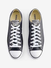 Converse Black Leather Chuck Taylor All Star Low Trainers - Image 16 of 21