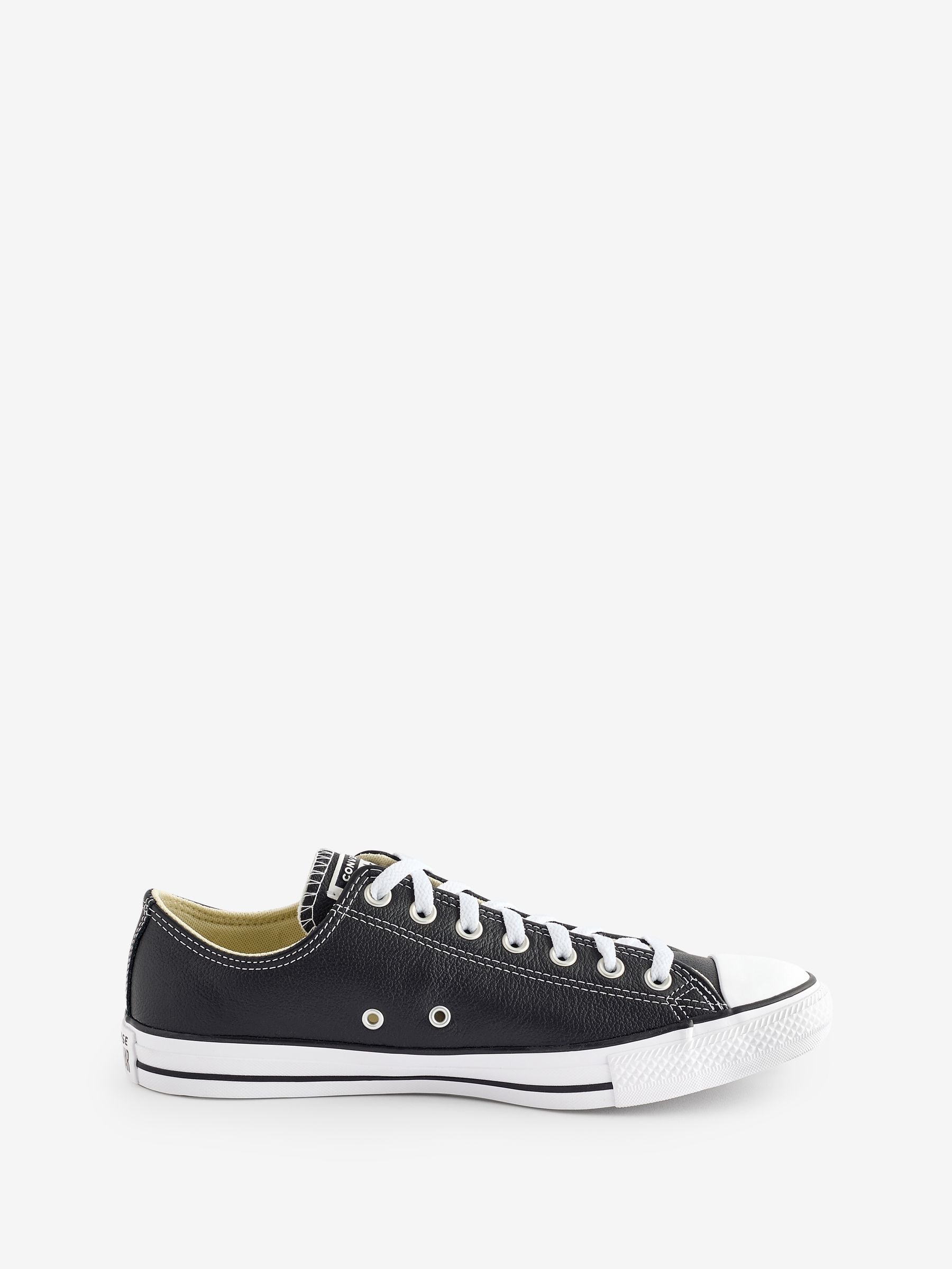 Buy Converse Black Leather Chuck Taylor All Star Low Trainers from Next Singapore