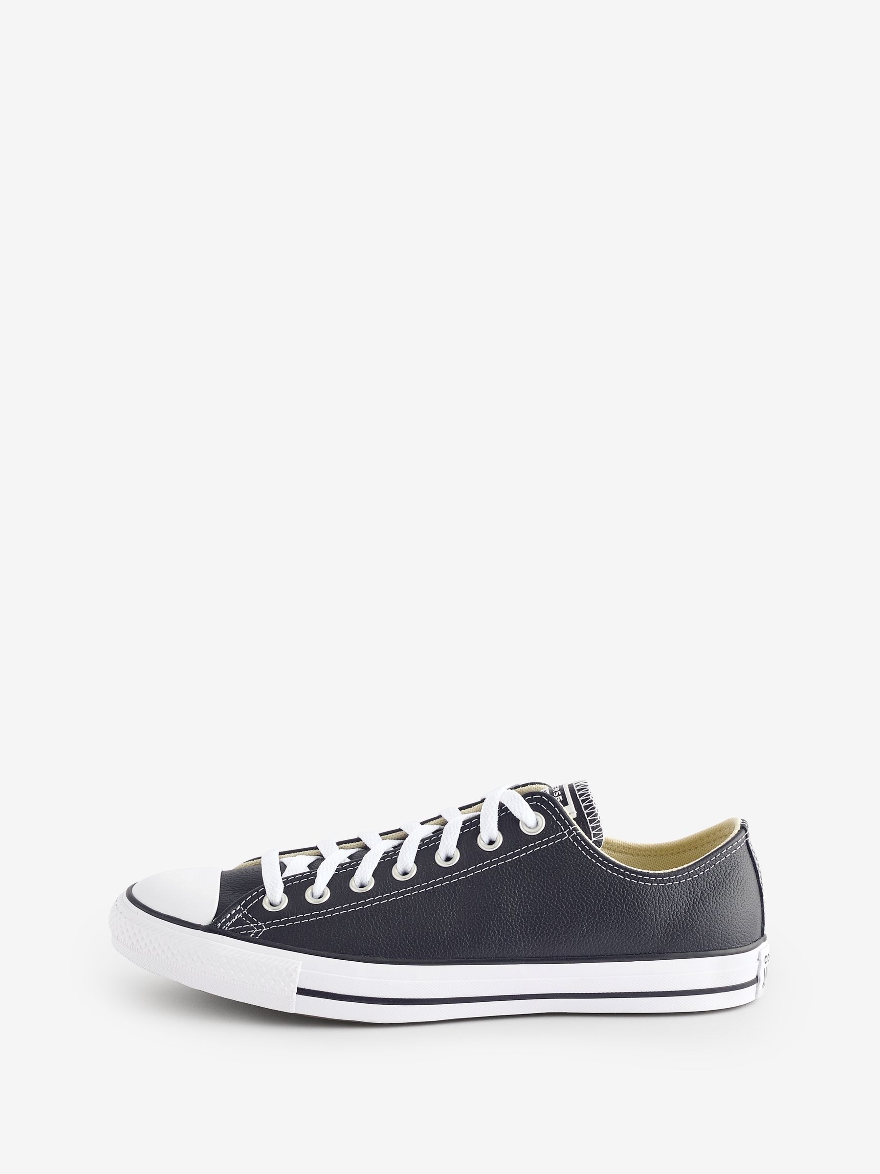 Buy Converse Black Leather Chuck Taylor All Star Low Trainers from Next Singapore