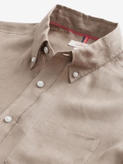 Stone Signature 100% Linen Short Sleeve Shirt - Image 7 of 8