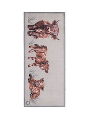 Hug Rug Heritage Highland Cow Runner - Պատկեր 2 3-ից