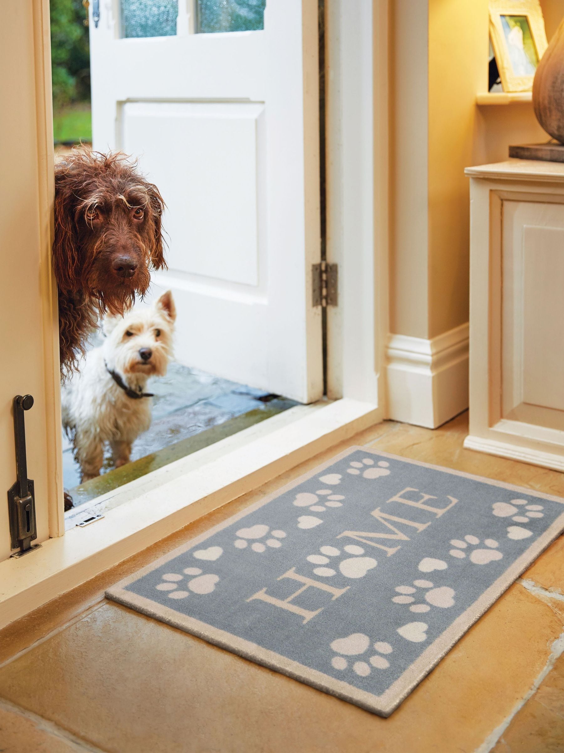 Hug Rug Blue Home Paws Doormats