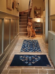 Hug Rug Blue Paws For Love Runner - Image 1 of 5