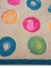 Hug Rug Beige Painted Spots Runner - Image 3 of 5