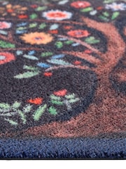 Hug Rug Navy Tree of Life Doormat - Image 3 of 4