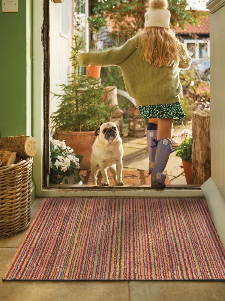 Hug Rug Plains Candy Bright Doormat - Image 2 of 6 Hug Rug Plains Candy Bright Doormat - Image 2 of 6